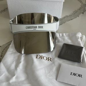 Christian Dior DIORCLUB V1U LOGO CLEAR VISOR